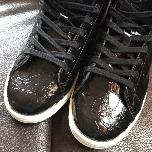 NWOB Adidas Black High Top Sneakers - Picture 3 of 7